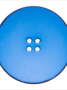 Italian Blue 4-Hole Plastic Button – 54L/34mm Italian Blue 4-Hole Plastic Button – 54L/34mm