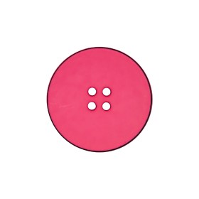 Italian Pink 4-Hole Plastic Button – 36L/23mm Italian Pink 4-Hole Plastic Button – 36L/23mm