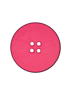 Italian Pink 4-Hole Plastic Button – 36L/23mm Italian Pink 4-Hole Plastic Button – 36L/23mm