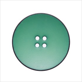Italian Green 4-Hole Plastic Button – 44L/28mm Italian Green 4-Hole Plastic Button – 44L/28mm