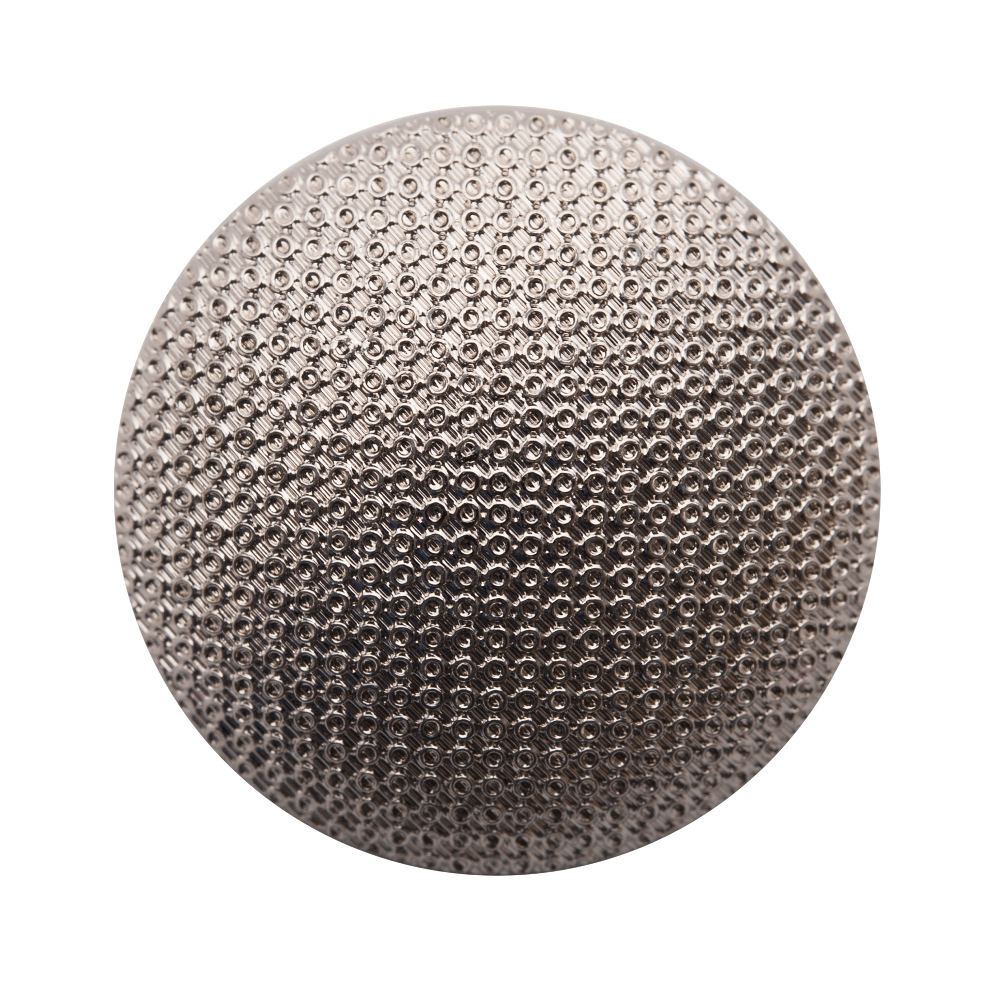 Italian Silver Textured Shank Back Button – 44L/28mm Italian Silver Textured Shank Back Button – 44L/28mm