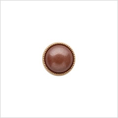 Italian Brown/Gold Shank Back Button – 16L/10mm Italian Brown/Gold Shank Back Button – 16L/10mm