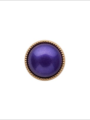 Italian Purple/Gold Shank Back Button – 18L/11.5mm Italian Purple/Gold Shank Back Button – 18L/11.5mm