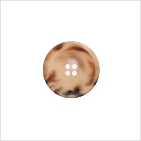 Italian Matte Light Brown Rimmed 4-Hole Button – 36L/23mm Italian Matte Light Brown Rimmed 4-Hole Button – 36L/23mm