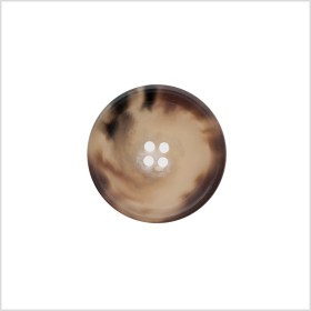 Italian Matte Light Brown Rimmed 4-Hole Button – 40L/25.5mm Italian Matte Light Brown Rimmed 4-Hole Button – 40L/25.5mm