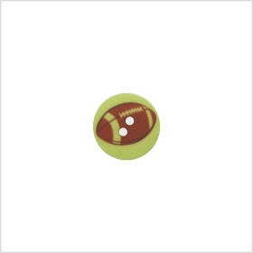 Italian Green Kids Football Button – 24L/15mm Italian Green Kids Football Button – 24L/15mm