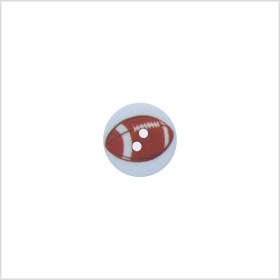 Italian Blue Kids Football Button – 24L/15mm Italian Blue Kids Football Button – 24L/15mm