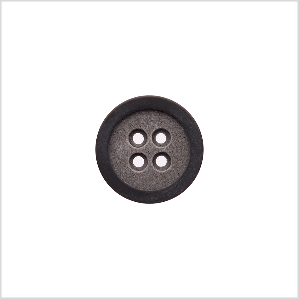 Rimmed Gray 4-Hole Button – 32L/20mm Rimmed Gray 4-Hole Button – 32L/20mm
