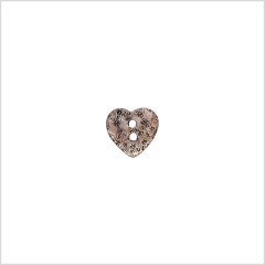 Italian Silver Heart-Shaped Shell Button – 18L/11.5mm Italian Silver Heart-Shaped Shell Button – 18L/11.5mm