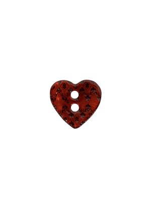Italian Red Heart-Shaped Shell Button – 18L/11.5mm Italian Red Heart-Shaped Shell Button – 18L/11.5mm