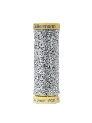 Gutermann Metallic Effect Thread 50m – 041 Silver Gutermann Metallic Effect Thread 50m – 041 Silver