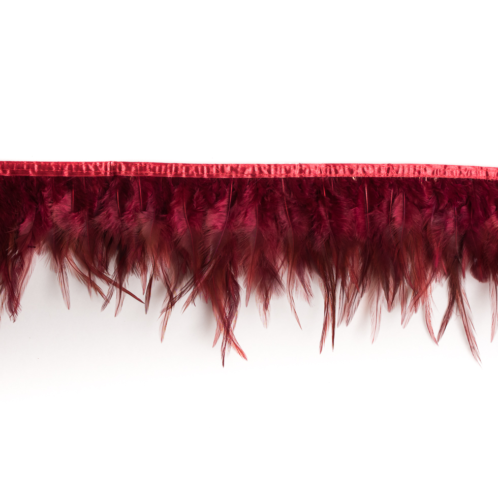 6″ Wine Cock Feather Fringe 6″ Wine Cock Feather Fringe