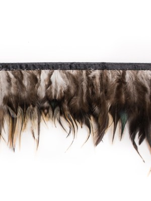 6″ Brown to Yellow Cock Feather Fringe 6″ Brown to Yellow Cock Feather Fringe