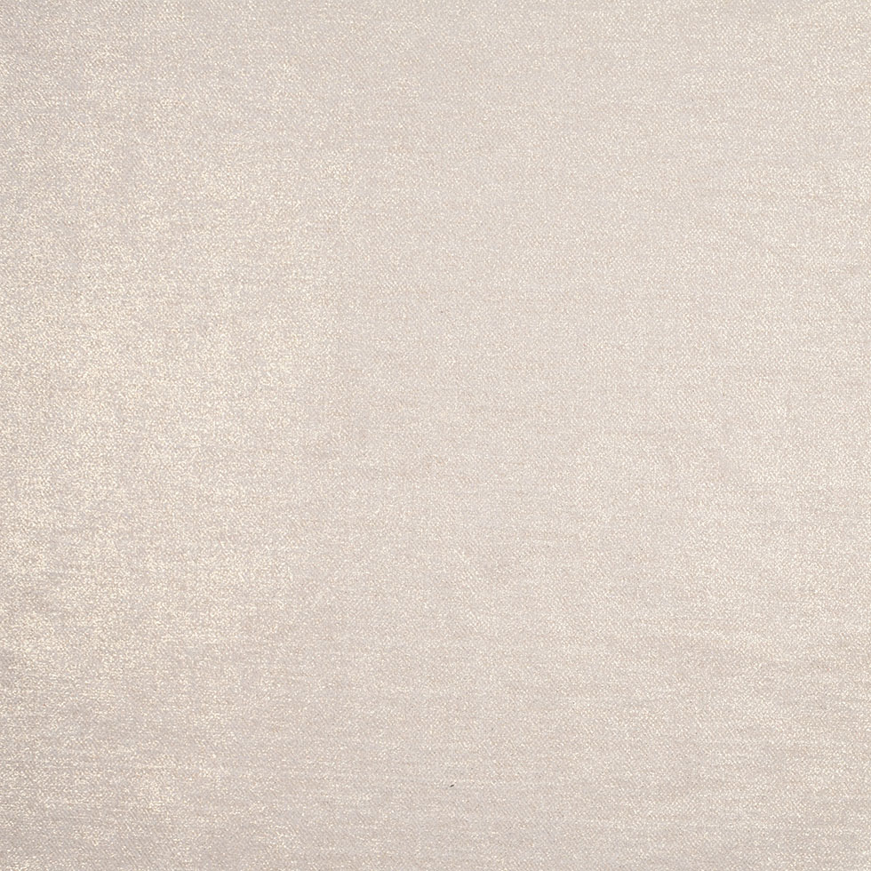 Short Pile Ivory Metallic Polyester Blended Velvet Short Pile Ivory Metallic Polyester Blended Velvet