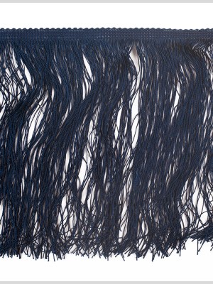 8″ European Dark Navy Chainette Fringe Trim 8″ European Dark Navy Chainette Fringe Trim