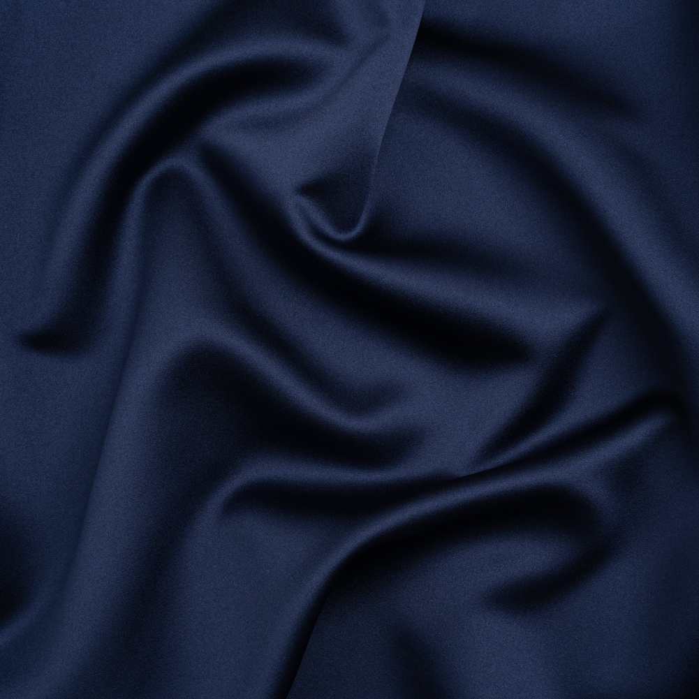 Polyester Satin – Storm Navy – Reverie Collection Polyester Satin – Storm Navy – Reverie Collection