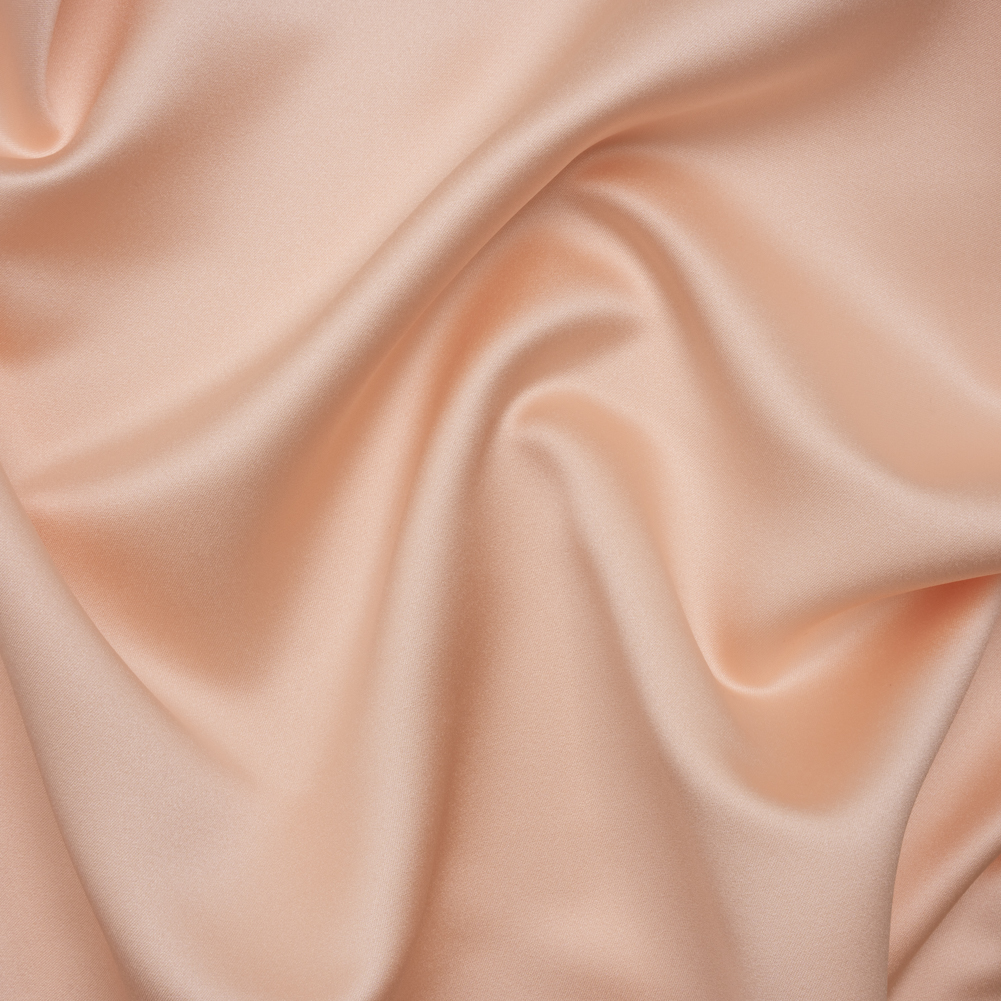 Polyester Satin – Peach – Reverie Collection Polyester Satin – Peach – Reverie Collection