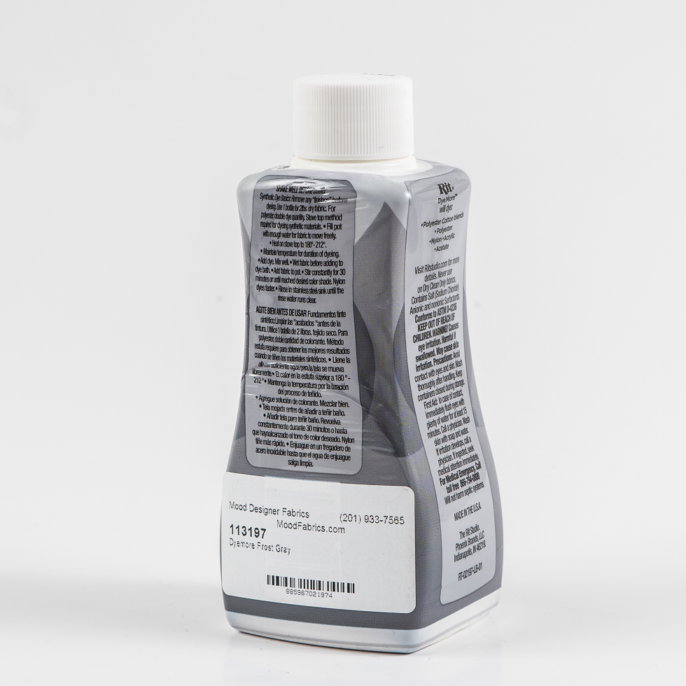 Rit DyeMore Synthetic Fiber Dye - Frost Gray - 7oz Bottle