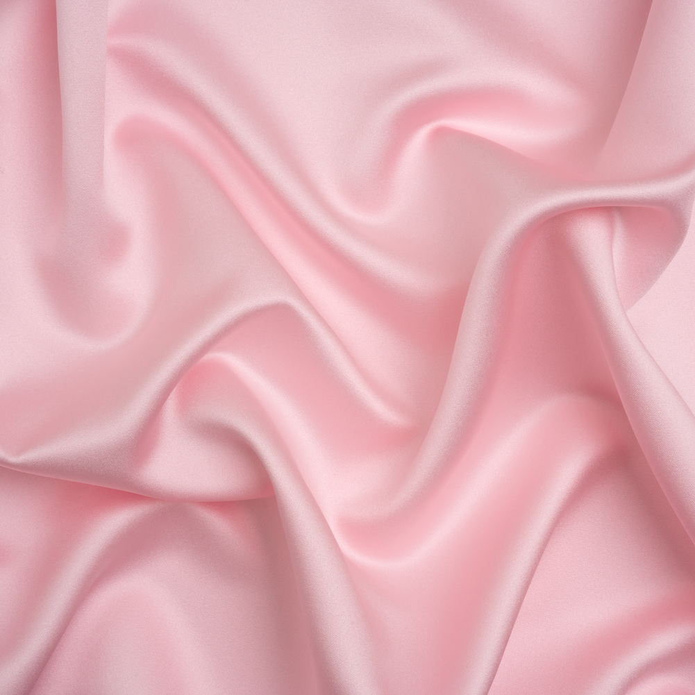 Polyester Satin – Powder Puff Pink – Reverie Collection Polyester Satin – Powder Puff Pink – Reverie Collection