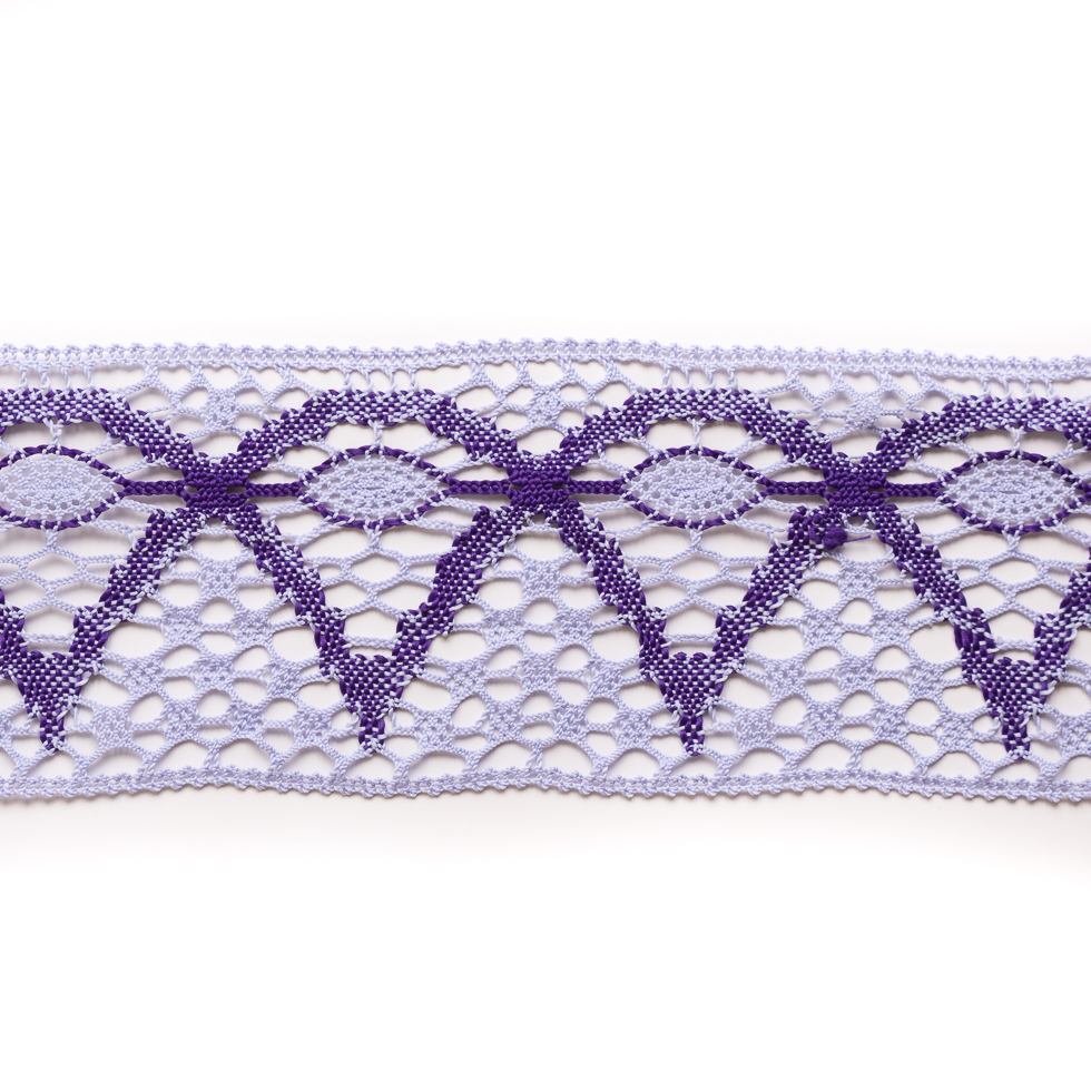 Purple Crochet Trim – 4″ Purple Crochet Trim – 4″