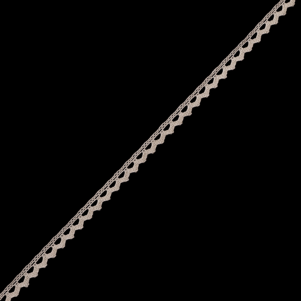 European Beige Cotton Lace Trimming with Triangular Edge – 3/8″ European Beige Cotton Lace Trimming with Triangular Edge – 3/8″