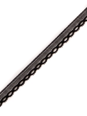European Black Eyelet Crochet Trimming – 0.5″ European Black Eyelet Crochet Trimming – 0.5″