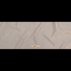 Luminous Soft Pink Abstract Luxury Double-Layer Organza Brocade Luminous Soft Pink Abstract Luxury Double-Layer Organza Brocade