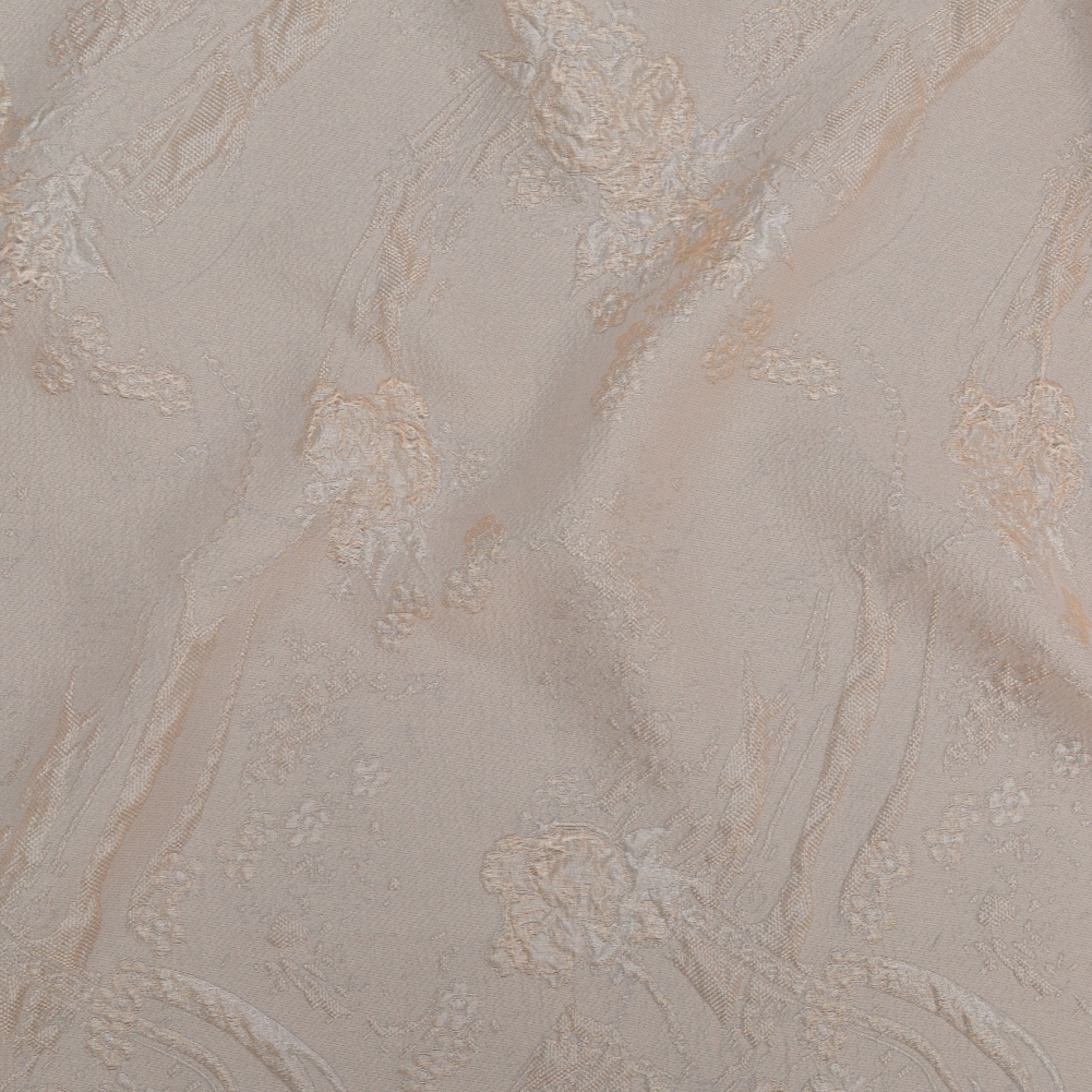 Luminous Soft Pink Abstract Luxury Double-Layer Organza Brocade Luminous Soft Pink Abstract Luxury Double-Layer Organza Brocade