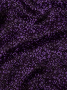 Metallic Purple Luxury Floral Brocade Metallic Purple Luxury Floral Brocade