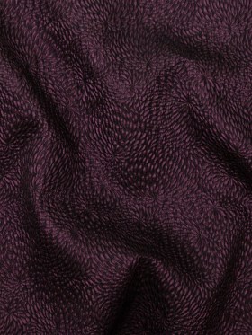 Metallic Aubergine Floral Double-Layer Organza Brocade Metallic Aubergine Floral Double-Layer Organza Brocade