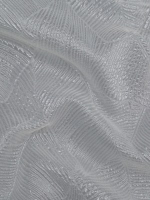 Luminous White Double-Layer Organza Brocade Luminous White Double-Layer Organza Brocade