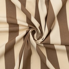 Brown Awning Striped Polyester Woven Brown Awning Striped Polyester Woven