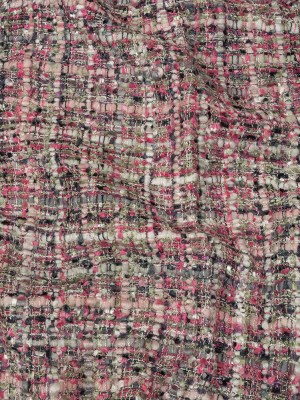 Viscose and Acrylic Chenille Tweed – Gray, Pale Sage and Orchid Pink – Newcastle Collection Viscose and Acrylic Chenille Tweed – Gray, Pale Sage and Orchid Pink – Newcastle Collection