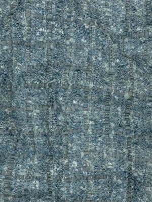 Viscose and Acrylic Chenille Tweed – Flint Stone and Baby Blue Metallic – Newcastle Collection Viscose and Acrylic Chenille Tweed – Flint Stone and Baby Blue Metallic – Newcastle Collection