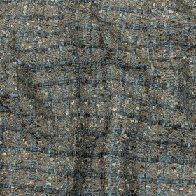 Viscose and Acrylic Chenille Tweed – Taupe and Blue Metallic – Newcastle Collection Viscose and Acrylic Chenille Tweed – Taupe and Blue Metallic – Newcastle Collection