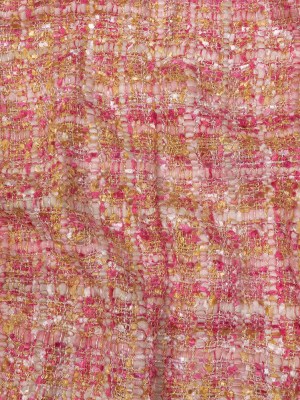 Viscose and Acrylic Chenille Tweed – Pink, Magenta and Yellow – Newcastle Collection Viscose and Acrylic Chenille Tweed – Pink, Magenta and Yellow – Newcastle Collection