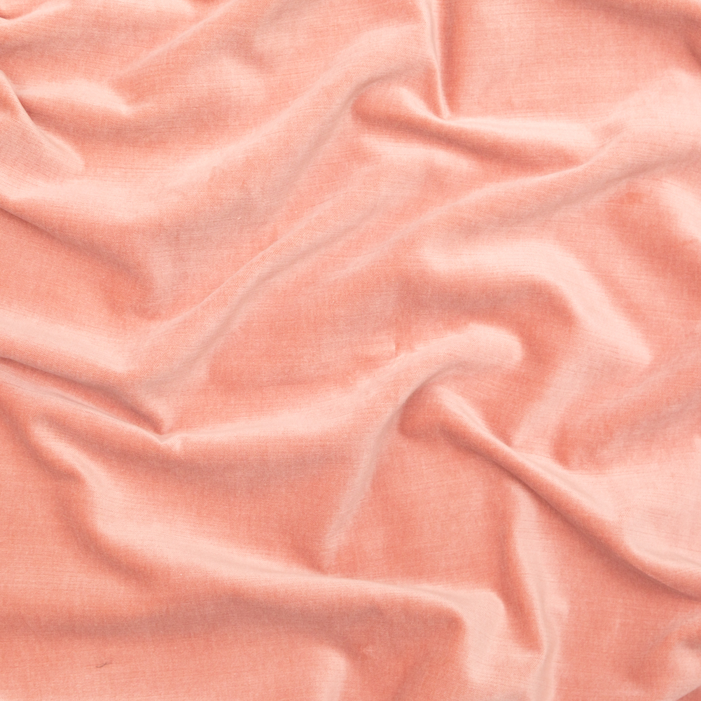 Petal Pink Velvet with Imitation Dupioni Backing Petal Pink Velvet with Imitation Dupioni Backing