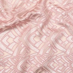 Metallic Pink Geometric Luxury Brocade Metallic Pink Geometric Luxury Brocade