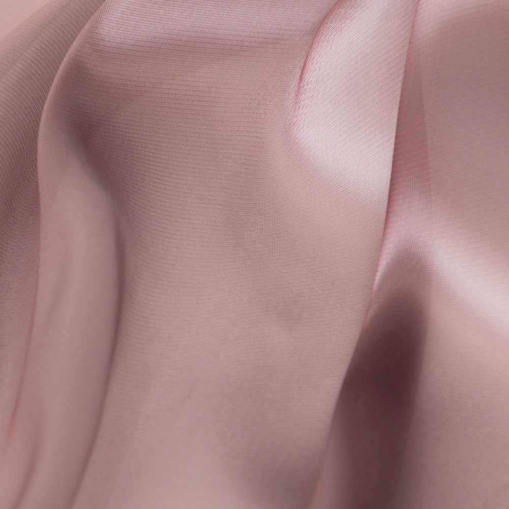 Satin-Faced Twill Organza – Radiant Windsor Wine Satin-Faced Twill Organza – Radiant Windsor Wine