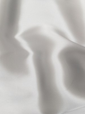 Satin-Faced Twill Organza – Luminous Silver – Anise Collection Satin-Faced Twill Organza – Luminous Silver – Anise Collection