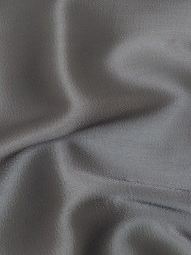 Satin-Faced Twill Organza – Luminous Charcoal – Anise Collection Satin-Faced Twill Organza – Luminous Charcoal – Anise Collection