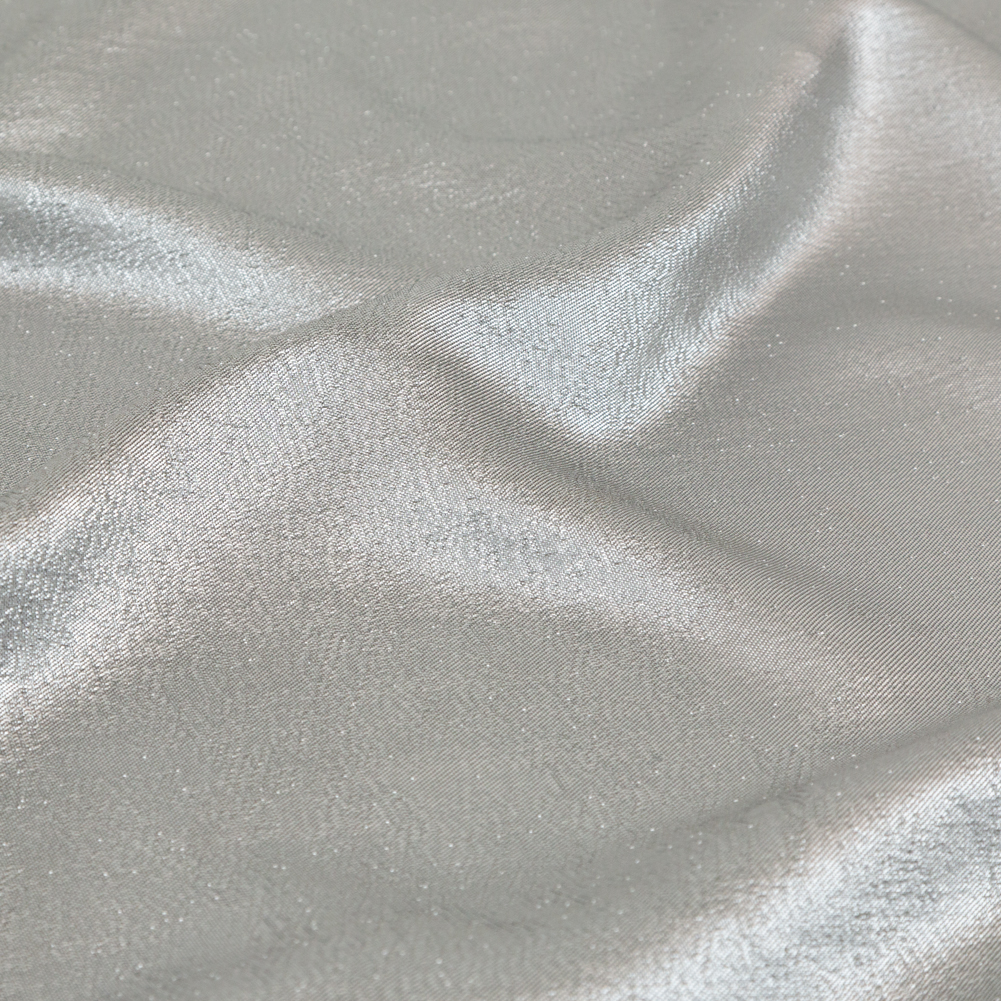 Metallic Luxury Lame - Silver - Meriden Collection