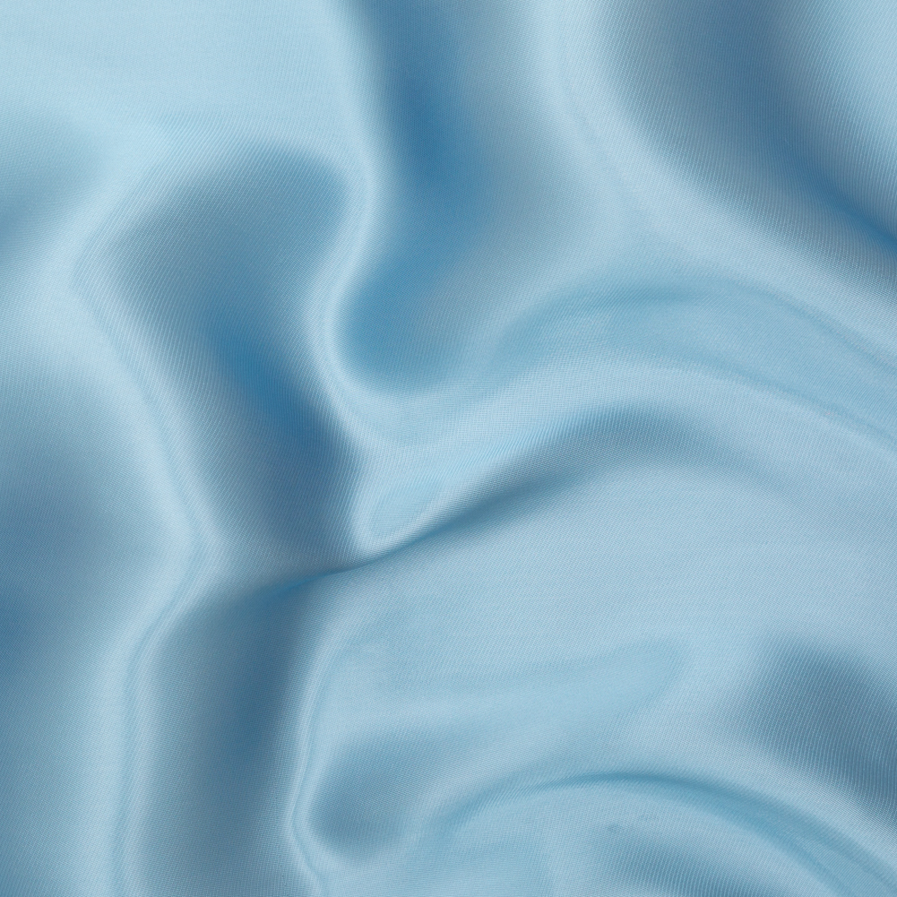 Satin-Faced Twill Organza – Luminous Aqua – Anise Collection Satin-Faced Twill Organza – Luminous Aqua – Anise Collection
