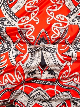 Mood Exclusive Italian Red and Black Large-Scale Digitally Printed Silk Charmeuse Panel Mood Exclusive Italian Red and Black Large-Scale Digitally Printed Silk Charmeuse Panel