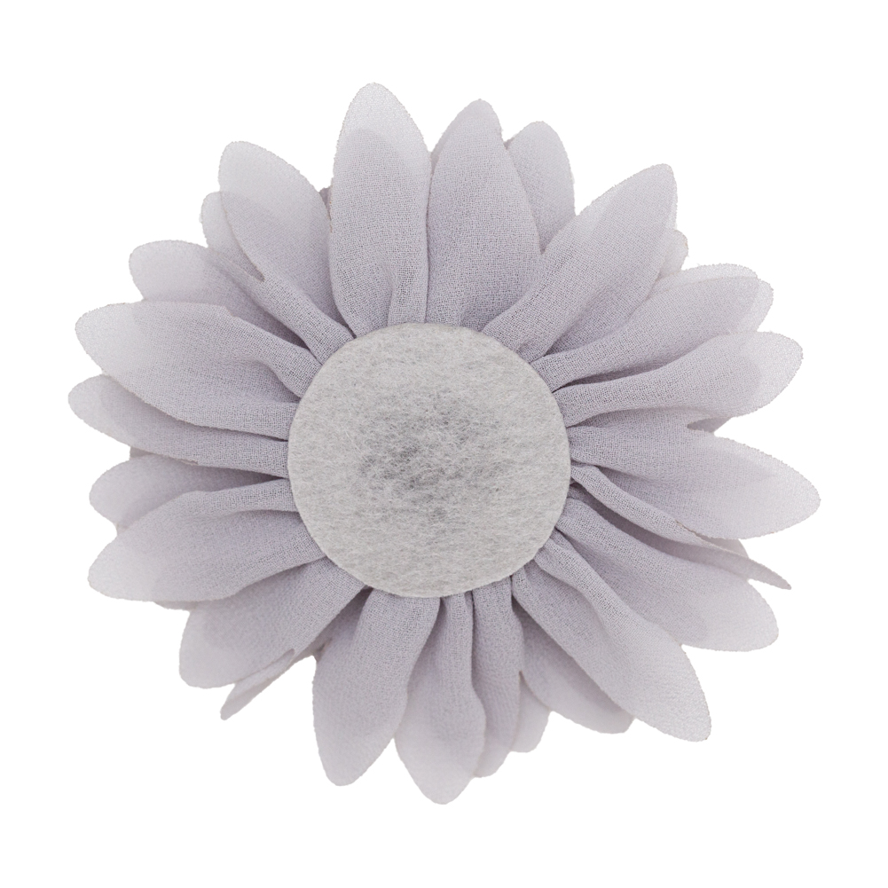 Italian Gray 3D Flower Applique – 4″ Italian Gray 3D Flower Applique – 4″