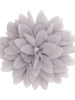 Italian Gray 3D Flower Applique – 4″ Italian Gray 3D Flower Applique – 4″
