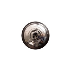Italian Silver Domed Plastic Shank-Back Button – 24L/15mm Italian Silver Domed Plastic Shank-Back Button – 24L/15mm