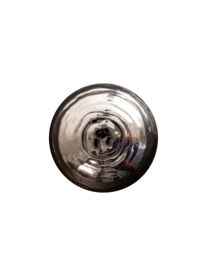 Italian Silver Domed Plastic Shank-Back Button – 24L/15mm Italian Silver Domed Plastic Shank-Back Button – 24L/15mm