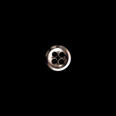 Italian Gunmetal 4-Hole Button – 14L/9mm Italian Gunmetal 4-Hole Button – 14L/9mm