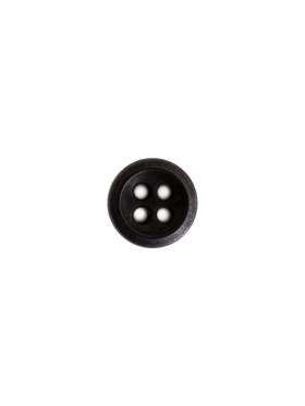 Italian Black Metal 4-Hole Button – 14L/9mm Italian Black Metal 4-Hole Button – 14L/9mm